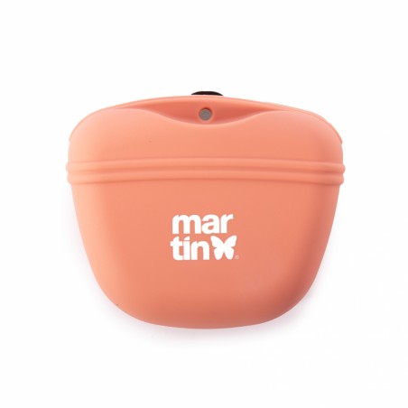 pochette friandises chien rose silicone martin sellier
